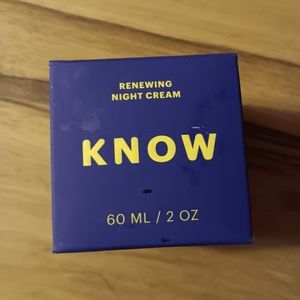 COPY - KNOW renewing night cream